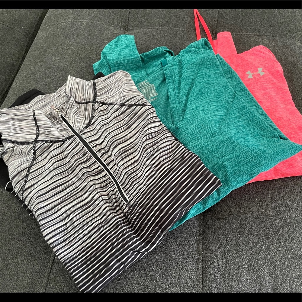 Bundled 3 long sleeve workout tops